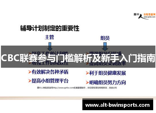 CBC联赛参与门槛解析及新手入门指南